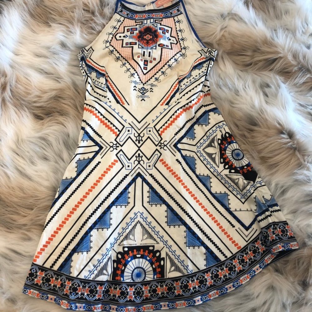 Tribal Print Dress by Flying Tomato - Size Large